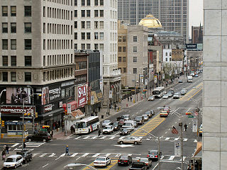 Newark New Jersey street scene